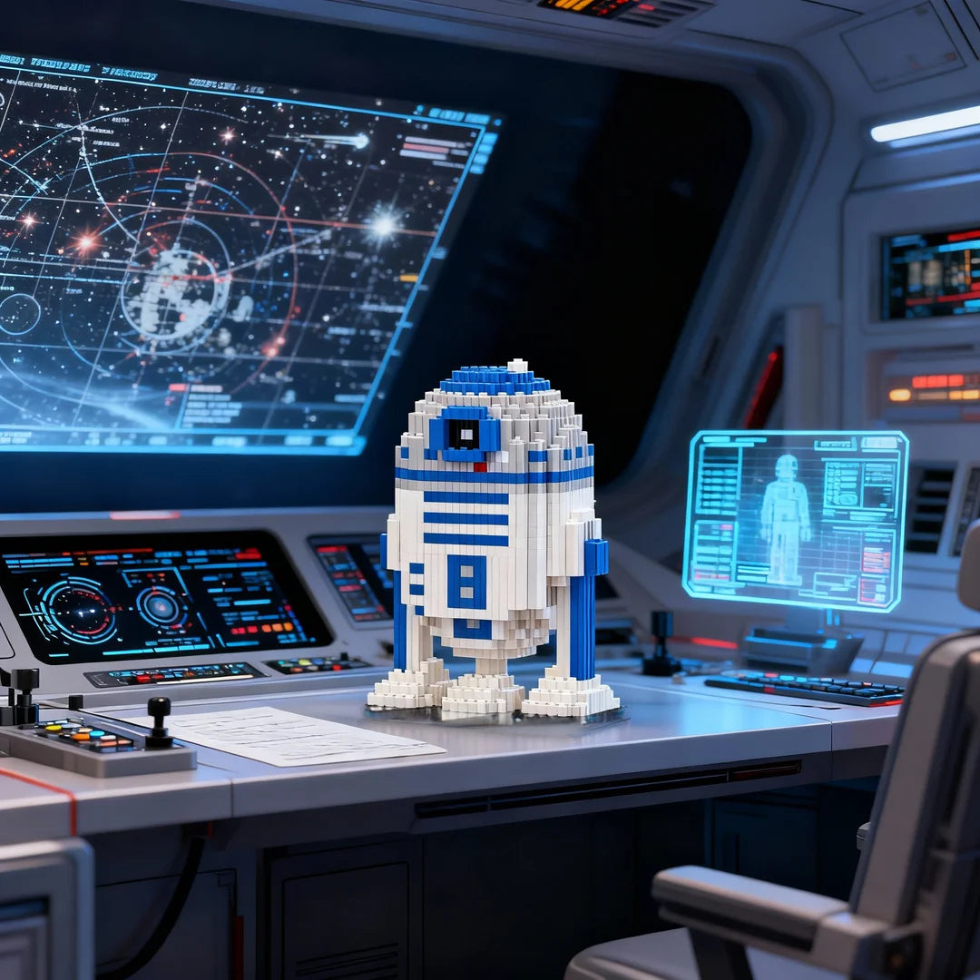 Jeu de construction Robot Cultes en Briques – Objet Décoratif