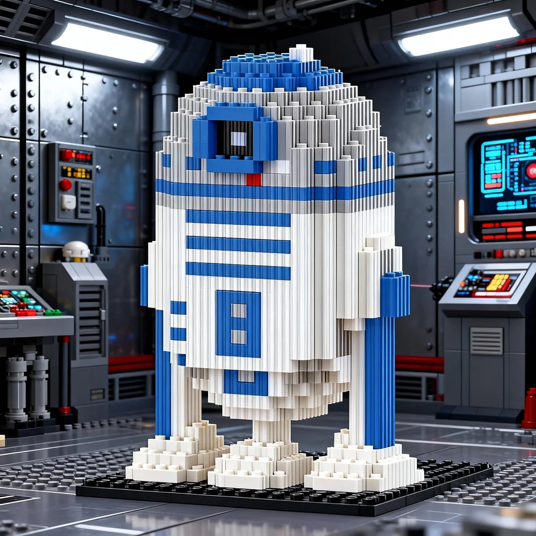 Jeu de construction Robot Cultes en Briques – Objet Décoratif