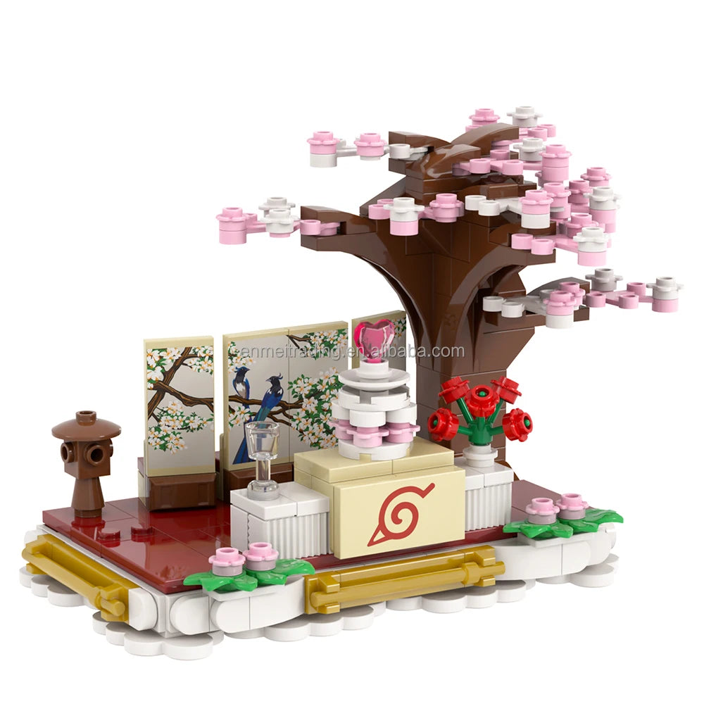 Scène de Mariage Japonaise en Blocs de Construction – Kit MOC DIY