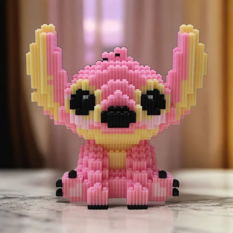 Jouet de Construction Stitch 21 cm – Petites Briques DIY 3D