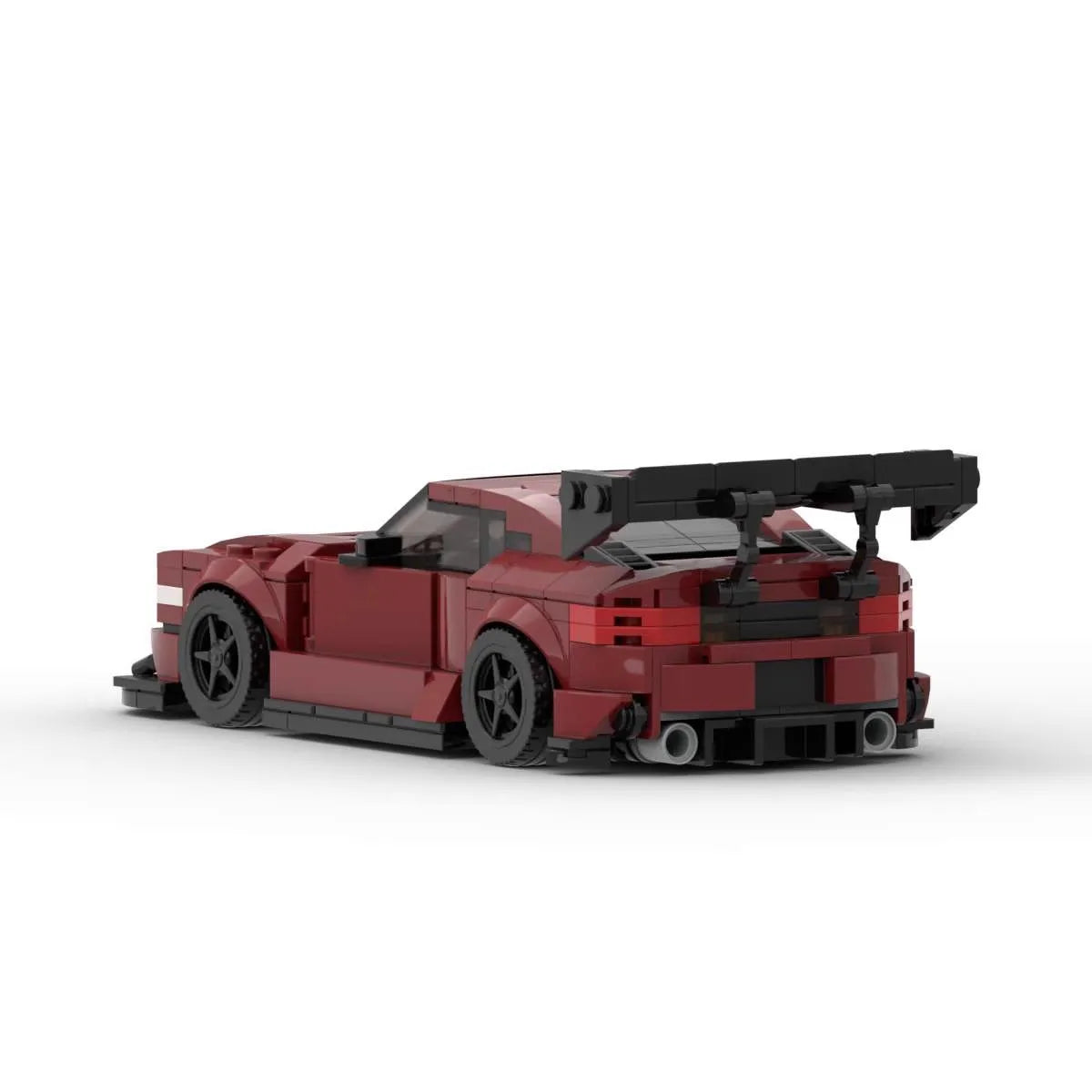 Buildmoc Technical Car Speed Red Supercar Bricks Model Building Blocks Toys for Children Boys Gifts Toy City Car