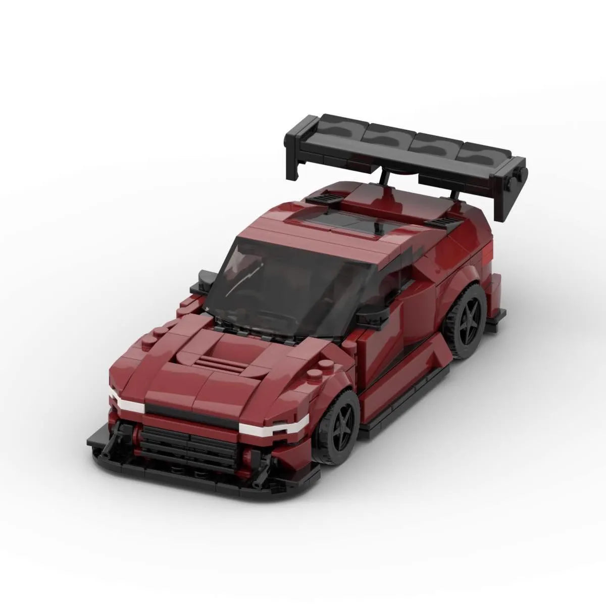 Buildmoc Technical Car Speed Red Supercar Bricks Model Building Blocks Toys for Children Boys Gifts Toy City Car