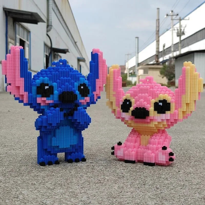 Jouet de Construction Stitch 21 cm – Petites Briques DIY 3D